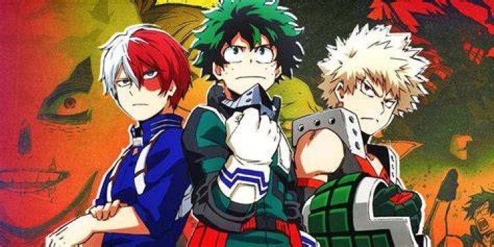 A character in My Hero Academia is winking.