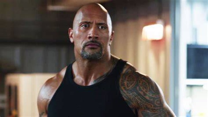 Dwayne Johnson as Luke Hobbs in fast and Furious (1)