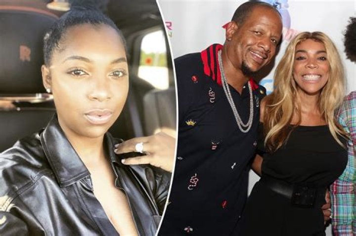 Husband/manager Kevin Hunter and Wendy Williams during Wendy Williams's Signs to Alize as National Spokesperson at Kobrand Headquarters in New York City, New York, United States. (Photo by Johnny Nunez/WireImage)