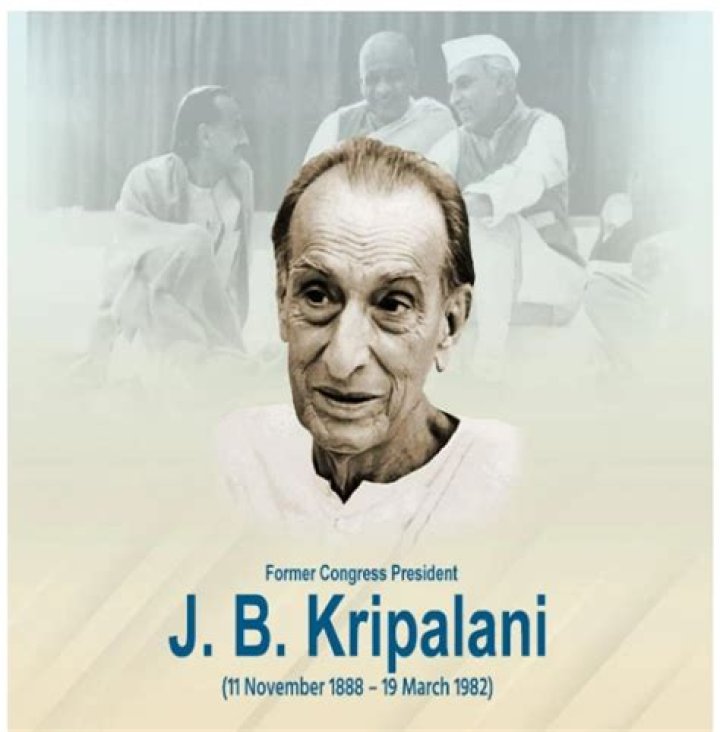J. B. Kripalani Biography