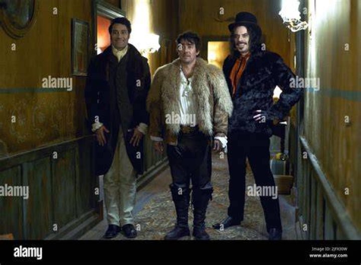 Jonathan Brugh, Taika Waititi and Jermaine Clement in What We Do in the Shadows